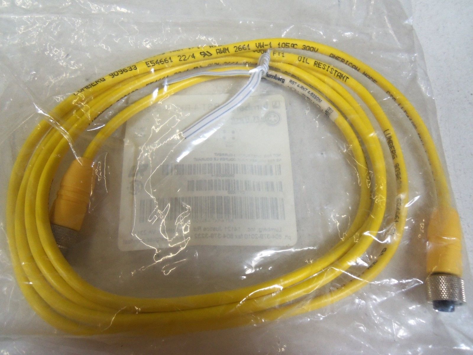 LUMBERG RST4-RKT4-633/2M *NEW IN FACTORY BAG*