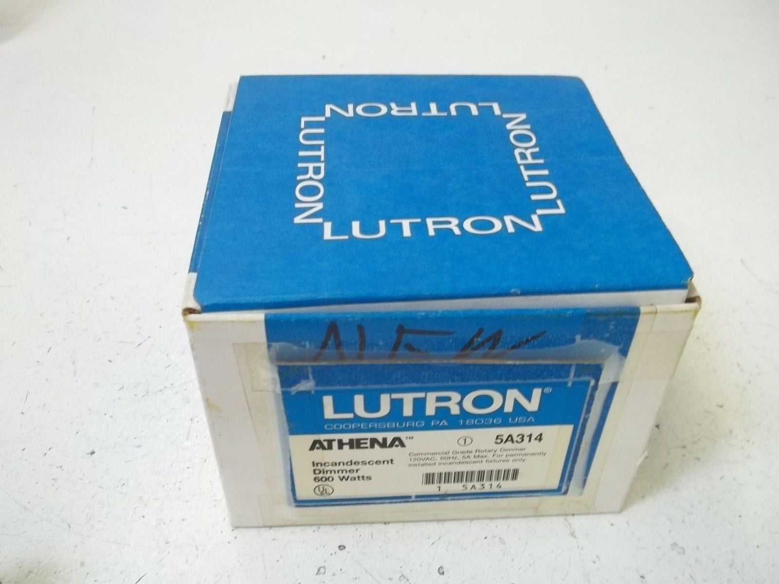 LUTRON 5A314 COMMERCIAL GRADE ROTARY DIMMER *USED*