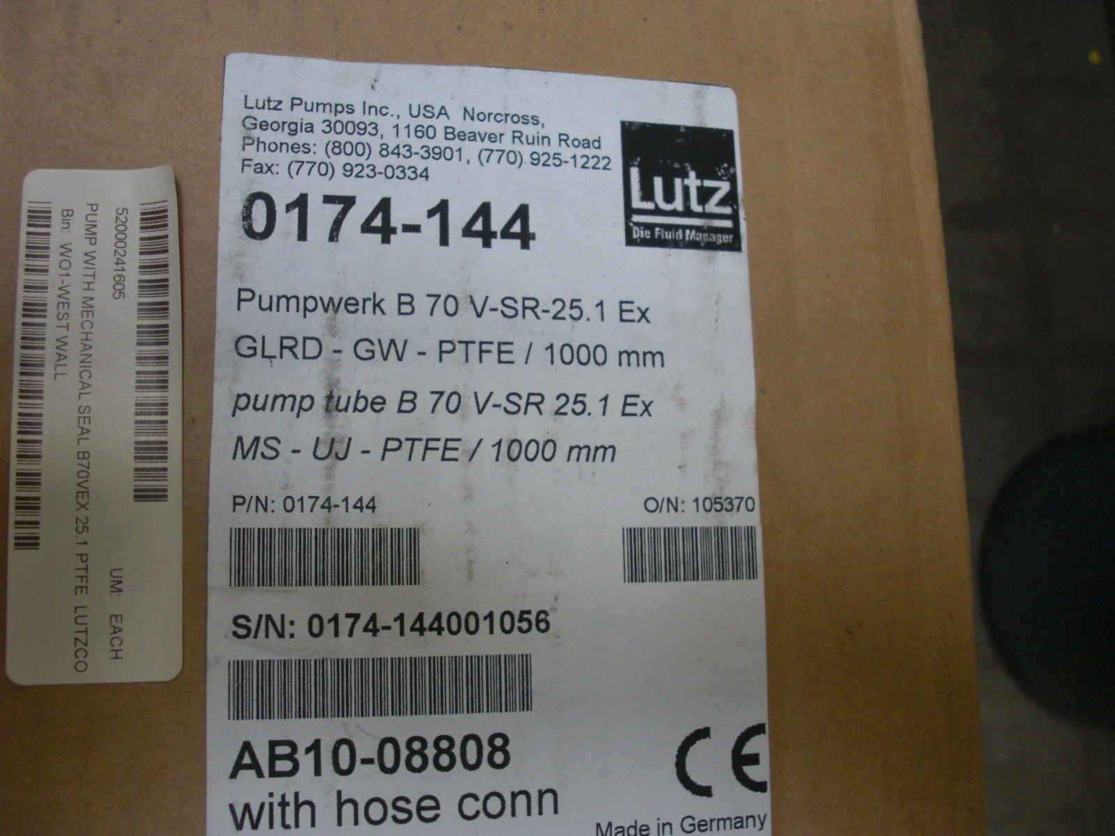 LUTZ 0174-144 *NEW IN BOX*