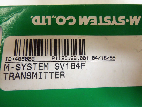 M-SYSTEM 6V-164-F *NEW IN BOX*