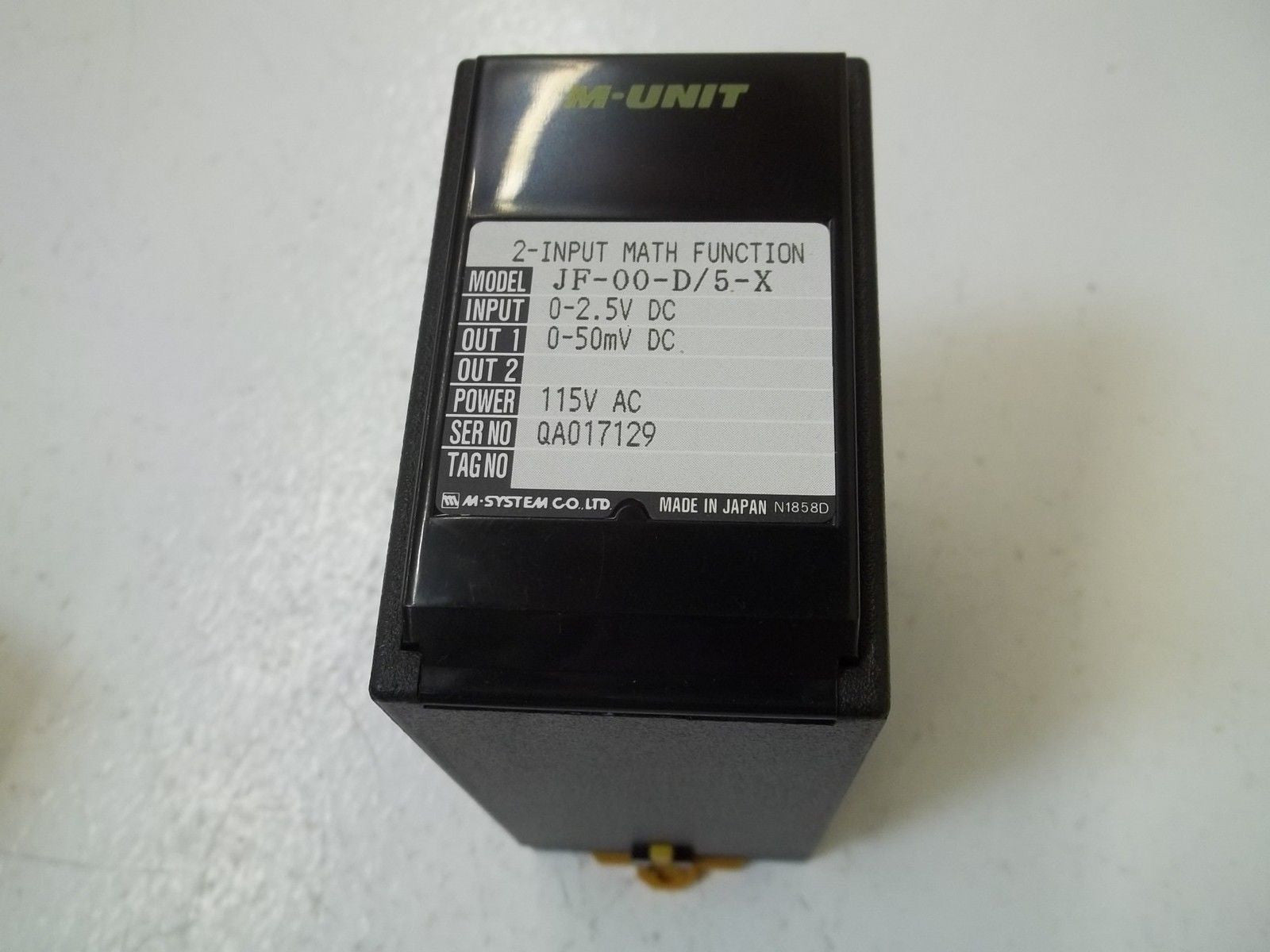 M-SYSTEM CO. LTD. JF-00-D/5-X *NEW IN BOX*