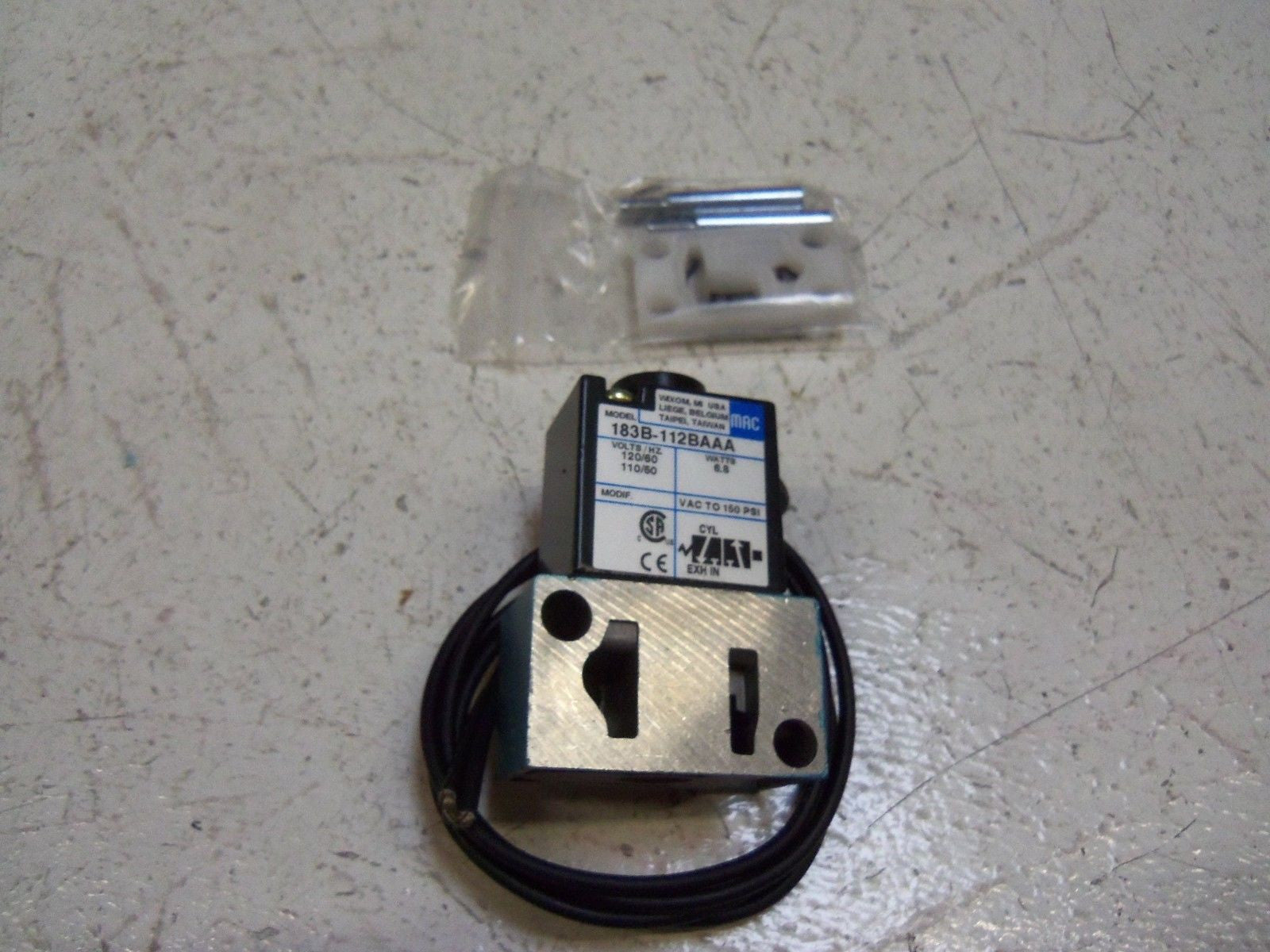 MAC 183B-112BA SOLENOID VALVE *NEW IN BOX*