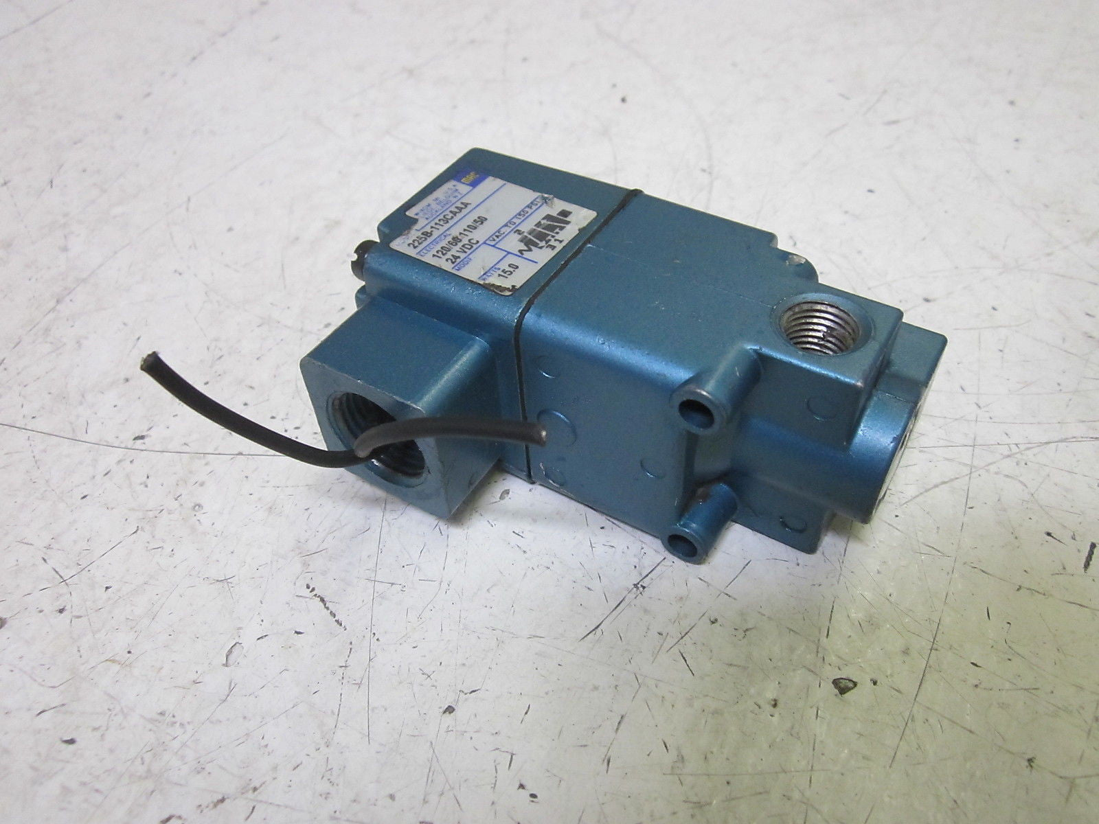 MAC 225B-113CAAA SOLENOID VALVE 24VDC *USED*