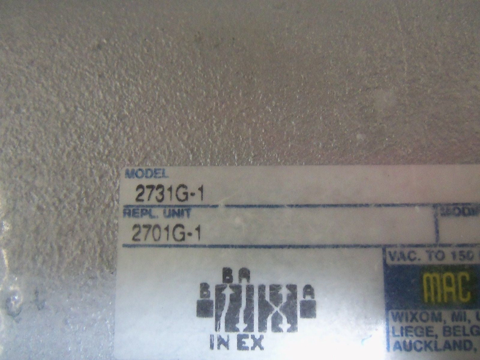 MAC 2731G-1 *NEW IN BOX*