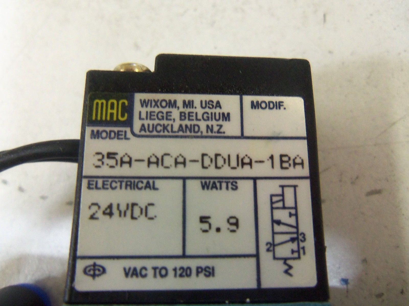 MAC 35A-ACA-DDVA-1BA *NEW NO BOX*