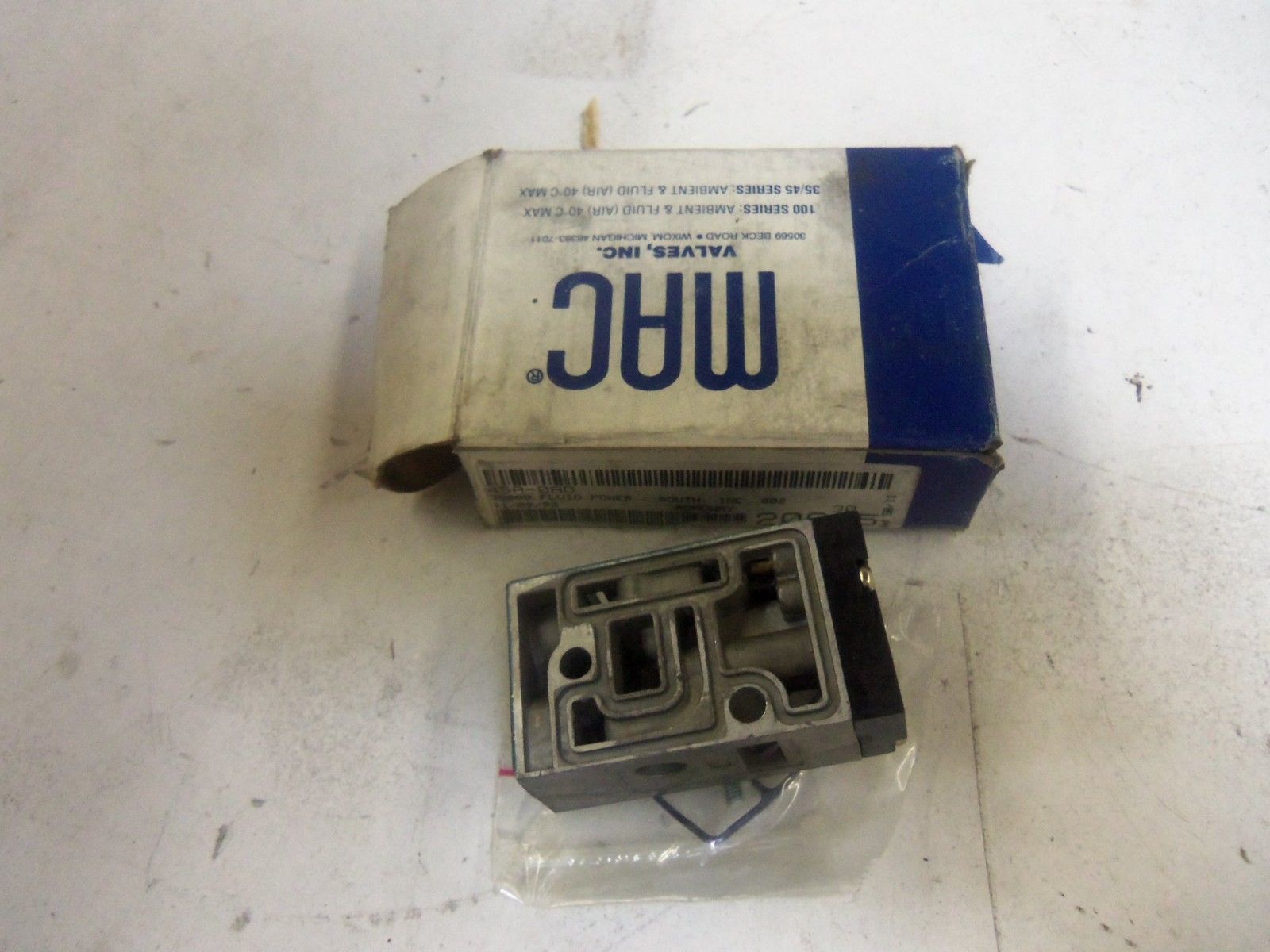 MAC 45A-0AD SOLENOID VALVE *NEW IN BOX*