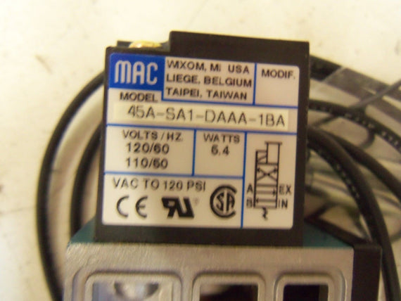 MAC 45A-SA1-DAAA-1BA *NEW IN BOX*