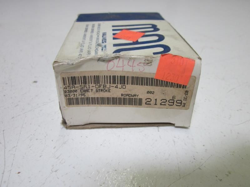 MAC 45A-SA1-DFBJ-4JD PNEUMATIC VALVE *NEW IN BOX*