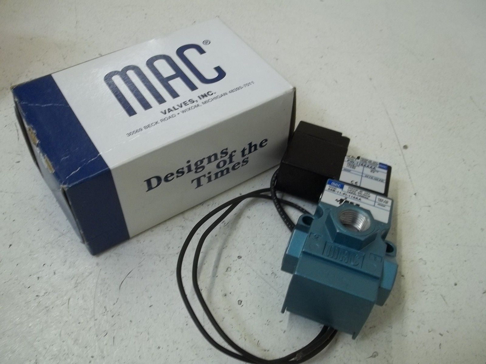 MAC 55B-11-PI-116AA SOLENOID VALVE *NEW IN BOX*