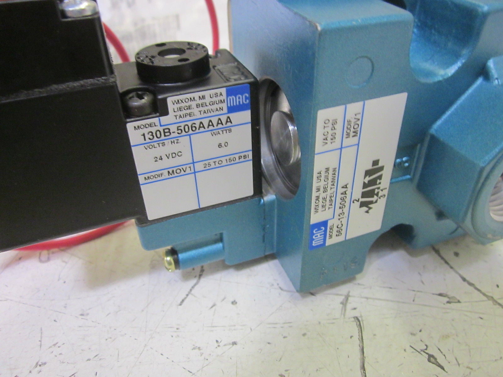 MAC 56C-13-506AA VALVE 24VDC *NEW NO BOX*
