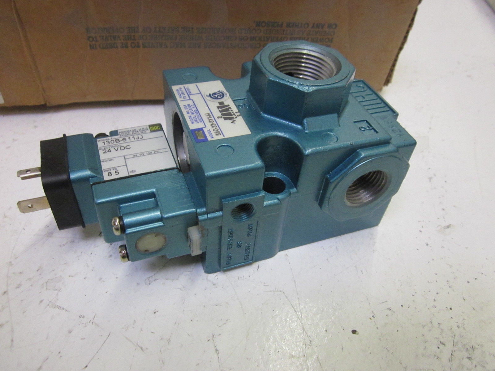 MAC 56C-33-611JJ SOLENOID VALVE *NEW IN BOX*