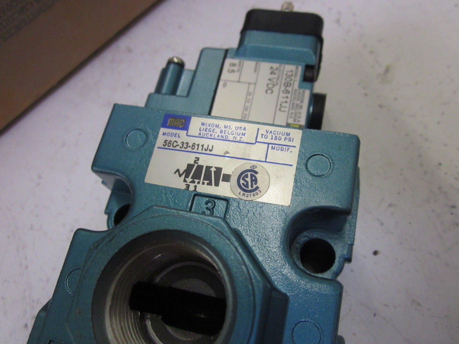 MAC 56C-33-611JJ SOLENOID VALVE *NEW IN BOX*