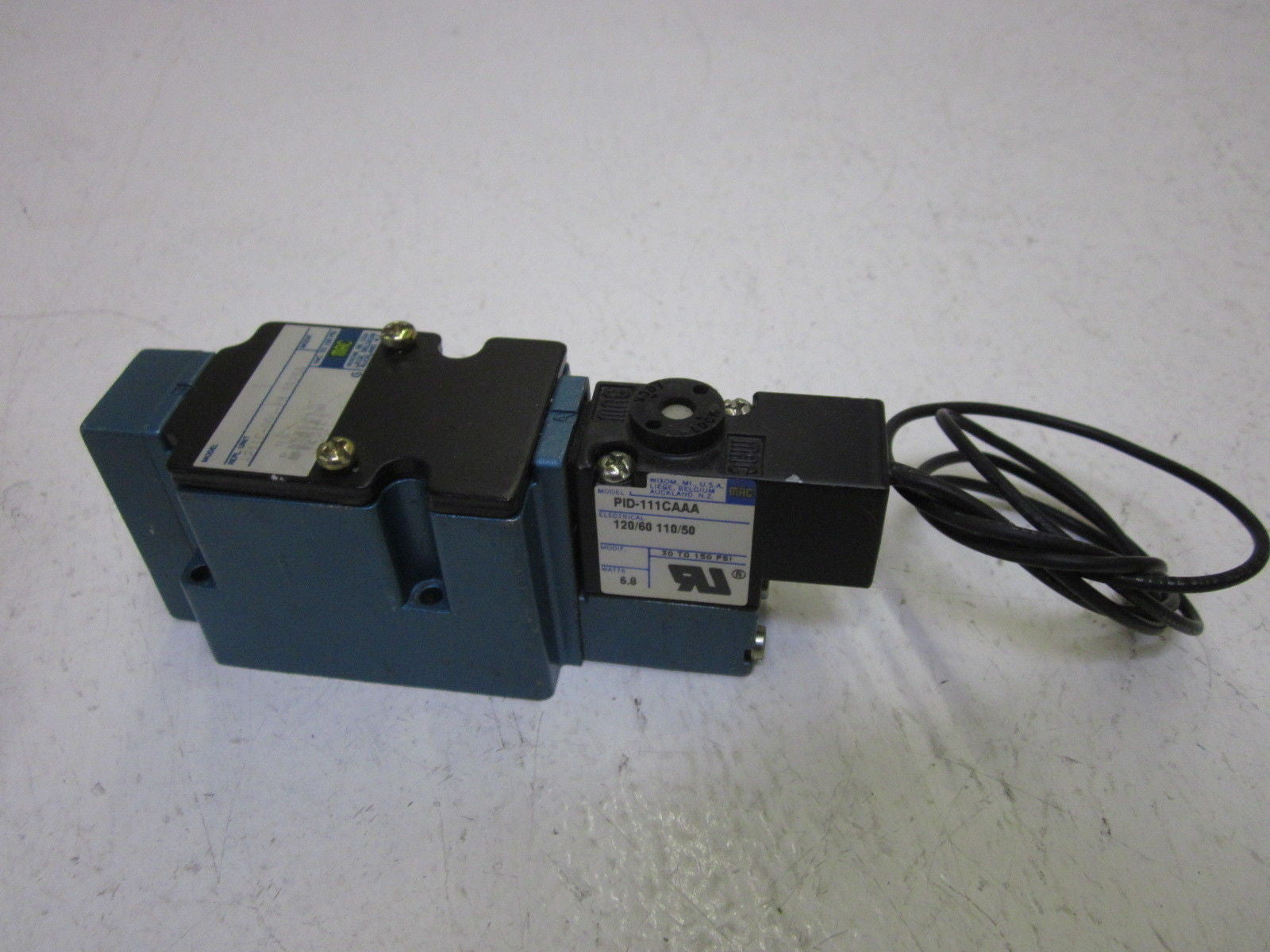 MAC 6211C-000-PM-592DA PNEUMATIC VALVE  *USED*