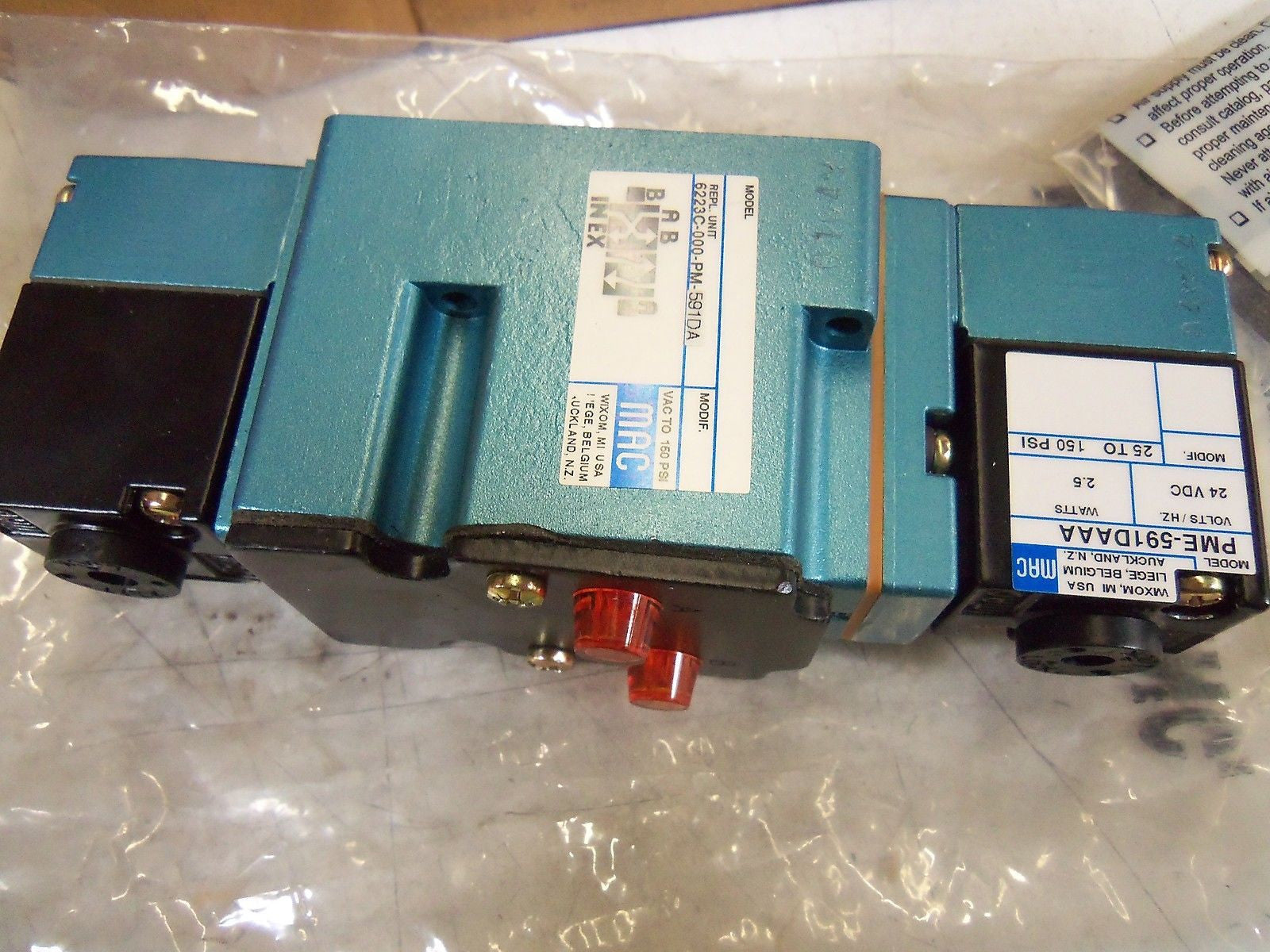 MAC 6223C-000-PM-591DA VALVE *NEW IN BOX*