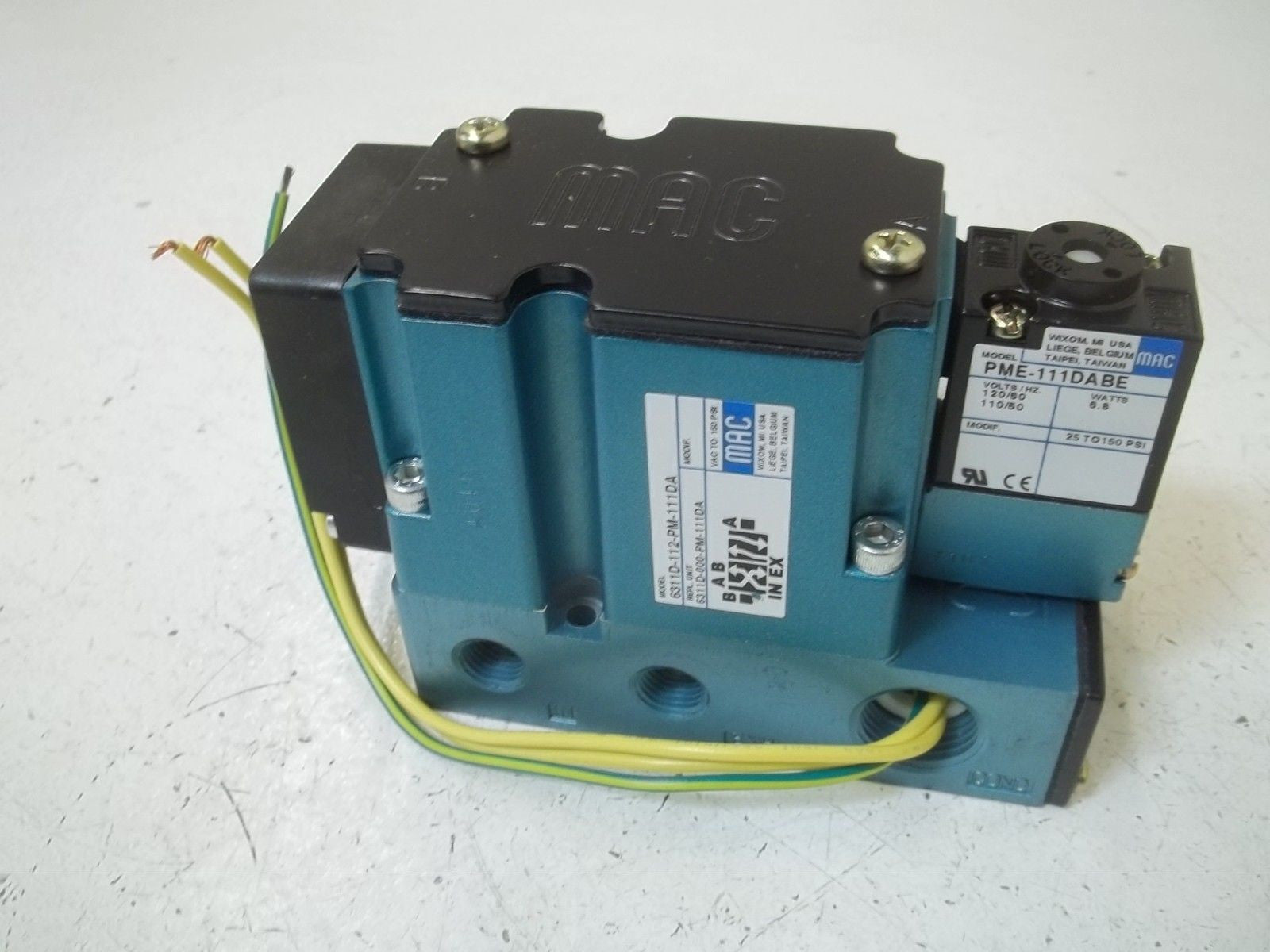 MAC 6311D-112-PM-111DA SOLENOID VALVE *NEW NO BOX*