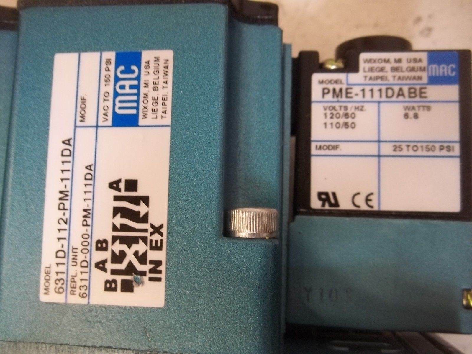 MAC 6311D-112-PM-111DA SOLENOID VALVE *NEW NO BOX*