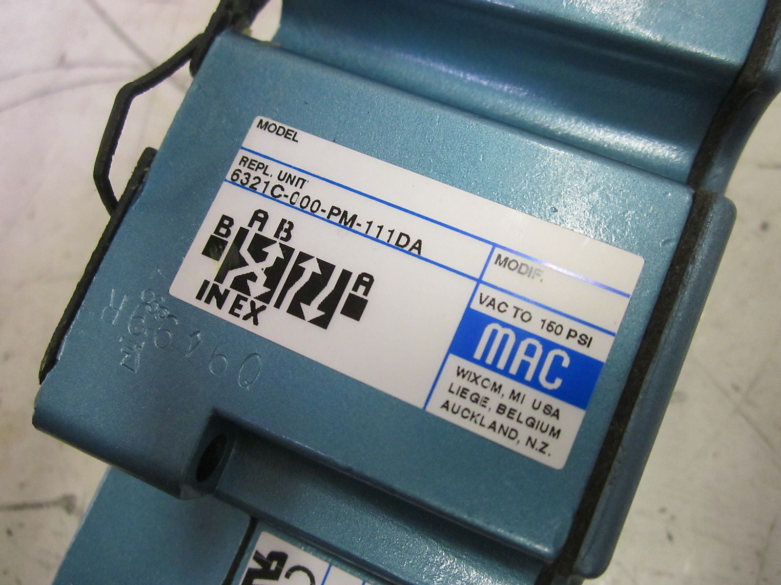 MAC 6321C-000-PM-111DA SOLENOID VALVE 120V *NEW IN BOX*