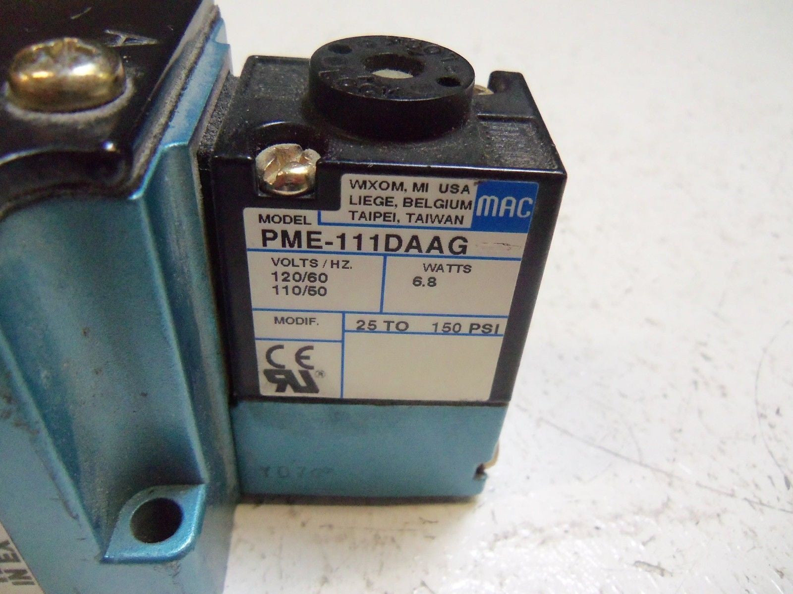 MAC 6323D-000-PM-111DA PNEUMATIC VALVE *USED*
