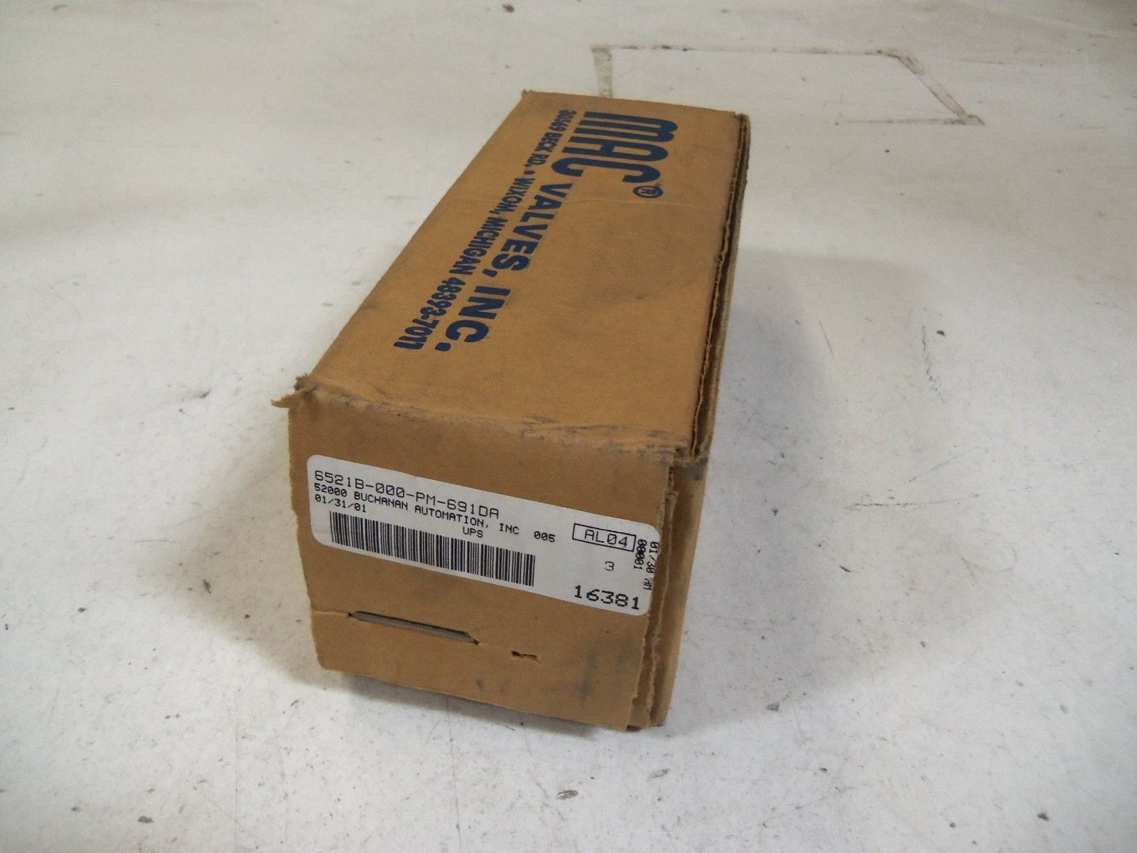 MAC 6521B-000-PM-691DA *NEW IN BOX*