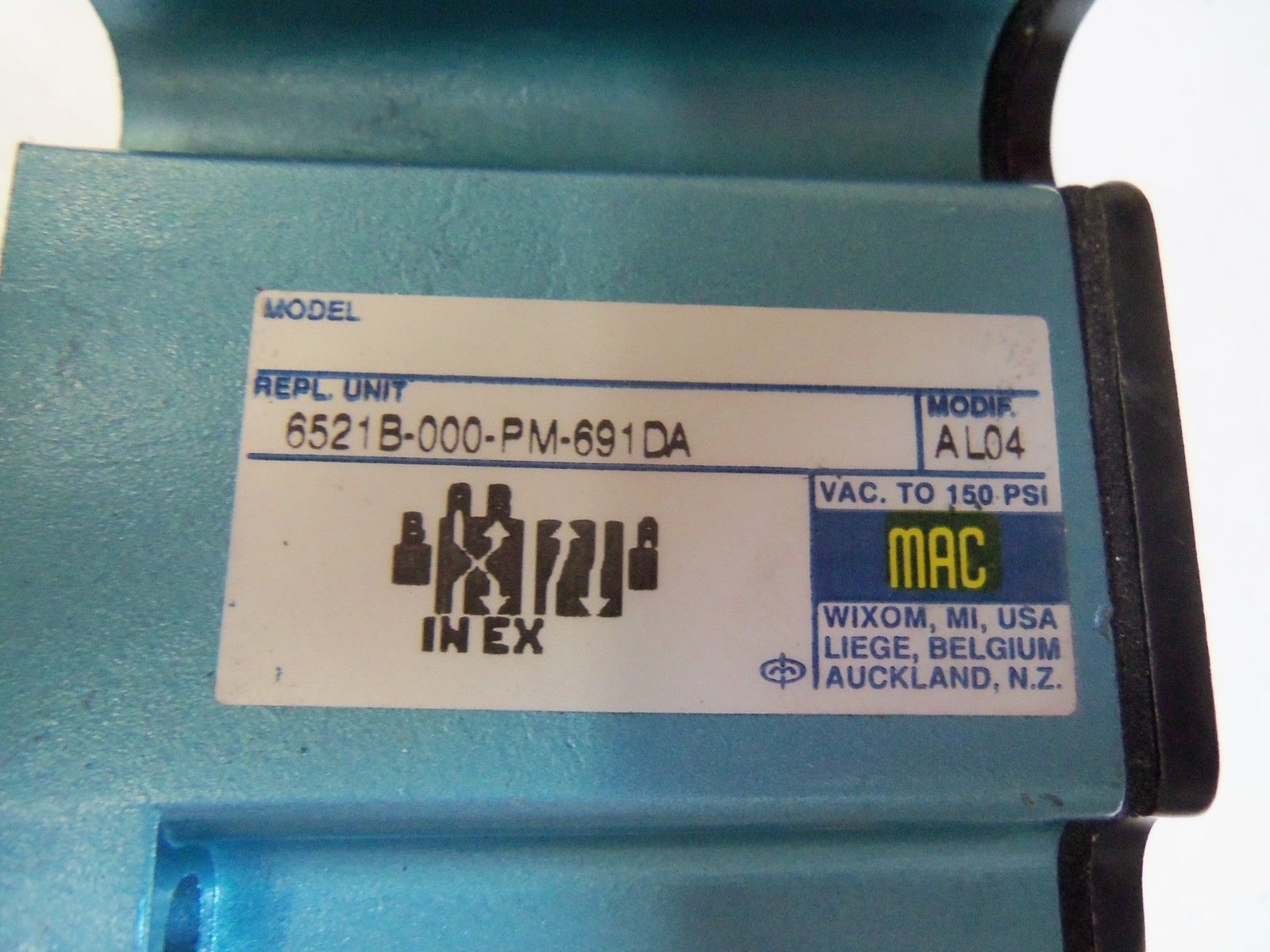 MAC VALVES 6521B-000-PM-691DA SOLENOID VALVE *NEW NO BOX*