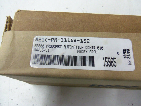 MAC 821C-PM-111AA-1523 *FACTORY SEALED*