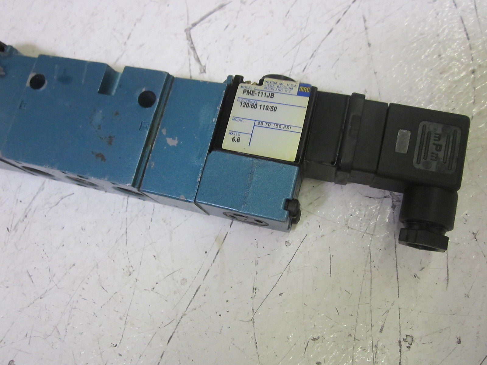 MAC 821C-PM-111JB-152 VALVE 150PSI *USED*