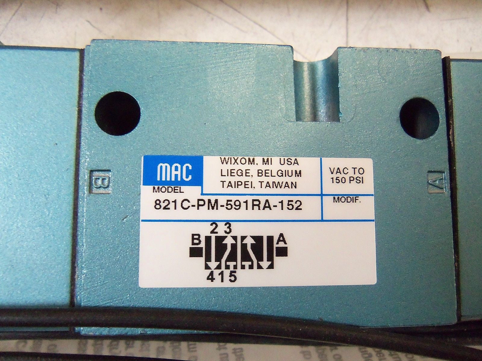MAC 821C-PM-591RA-152 VALVE *NEW IN BOX*