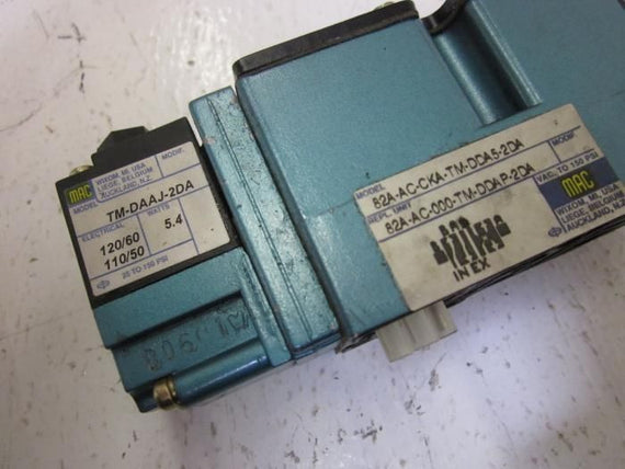 MAC 82A-AC-CKA-TM-DDA5-2DA SOLENOID VALVE *USED*