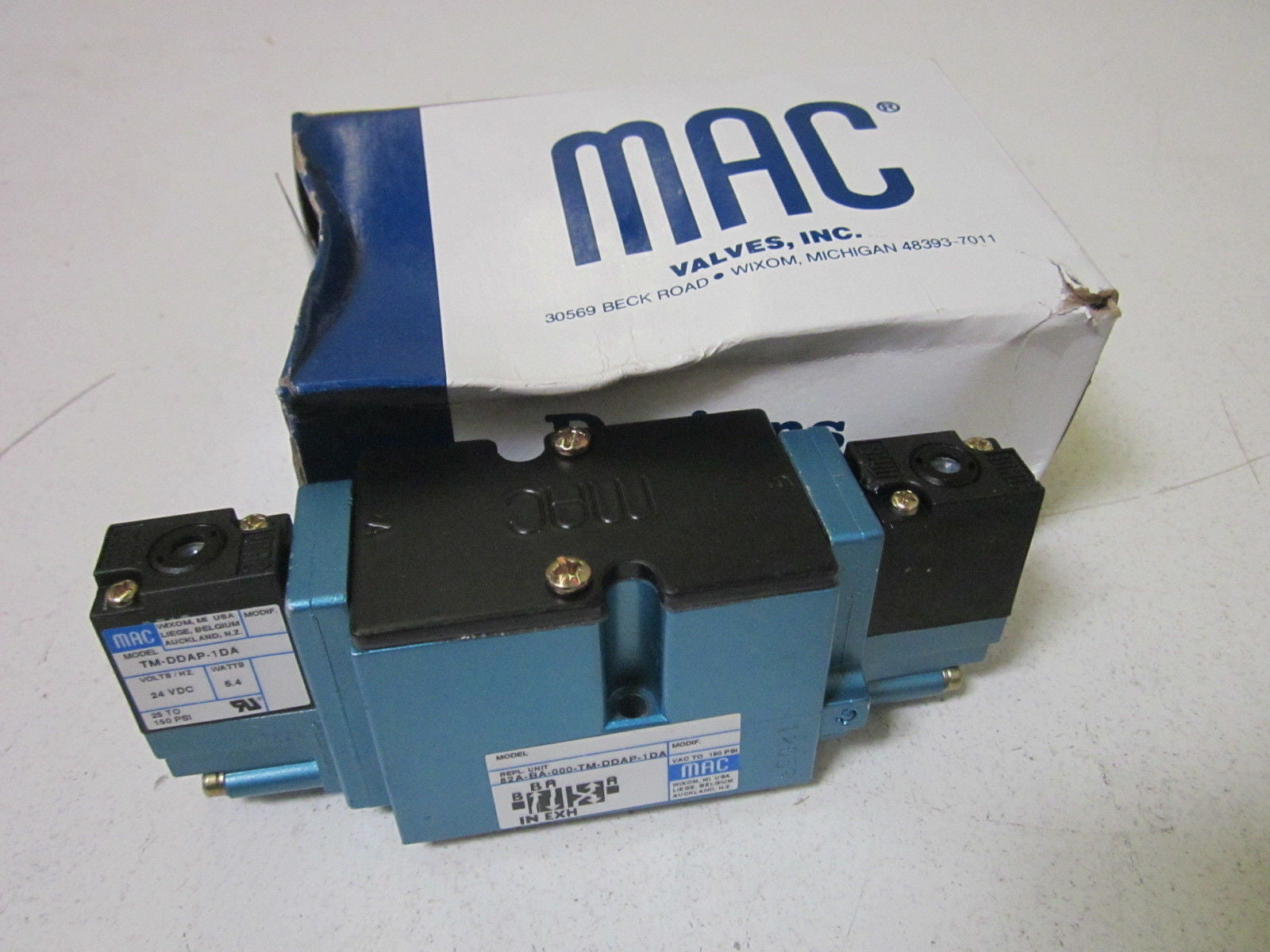 MAC 82A-BA-000-TM-DDAR-1DA *NEW IN BOX*