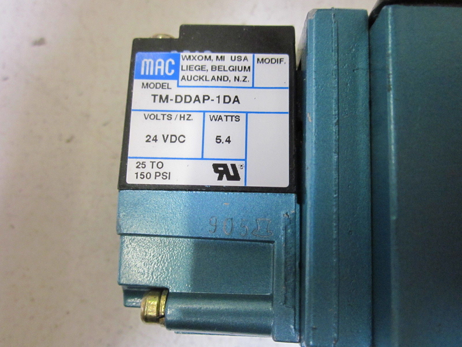 MAC 82A-BA-000-TM-DDAR-1DA *NEW IN BOX*