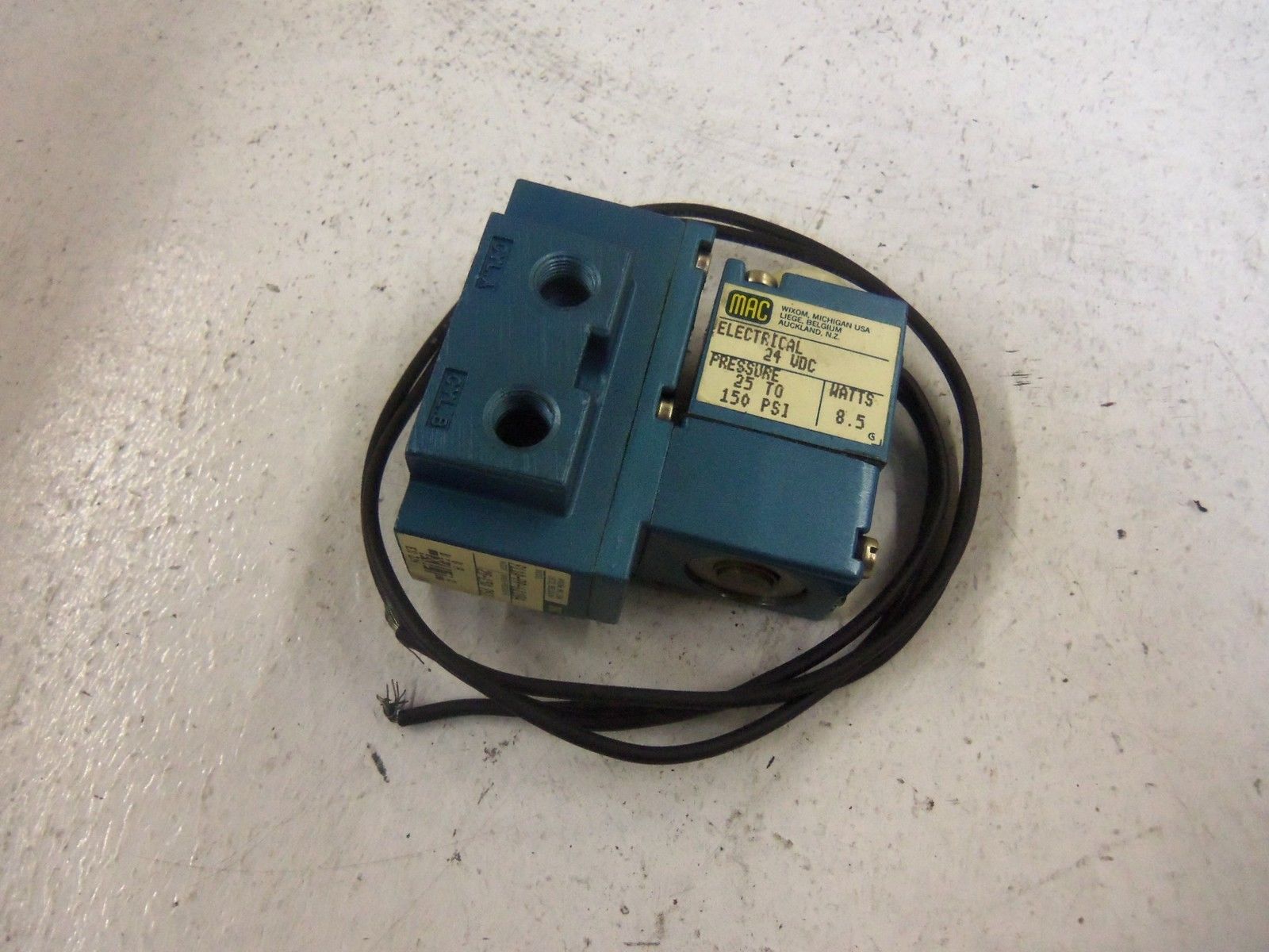 MAC 911A-PP-611RA VALVE *USED*