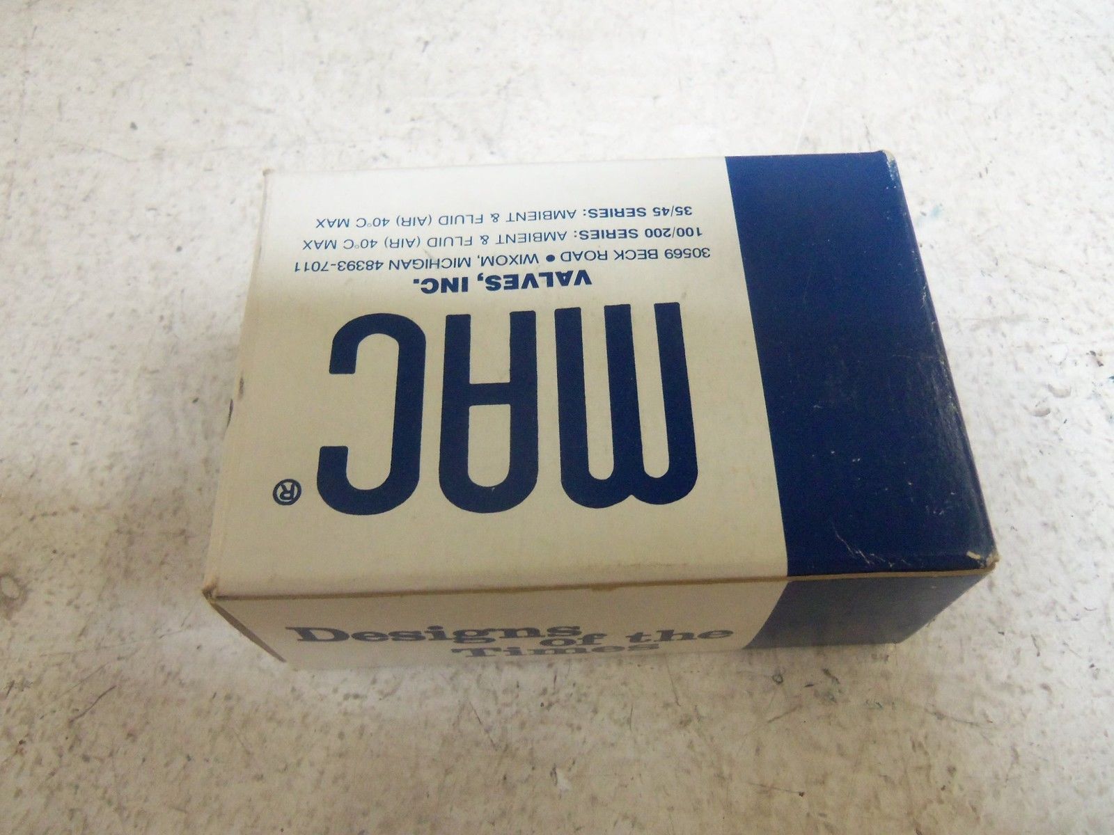 MAC 912B-PM-RA11 VALVE *NEW IN BOX*