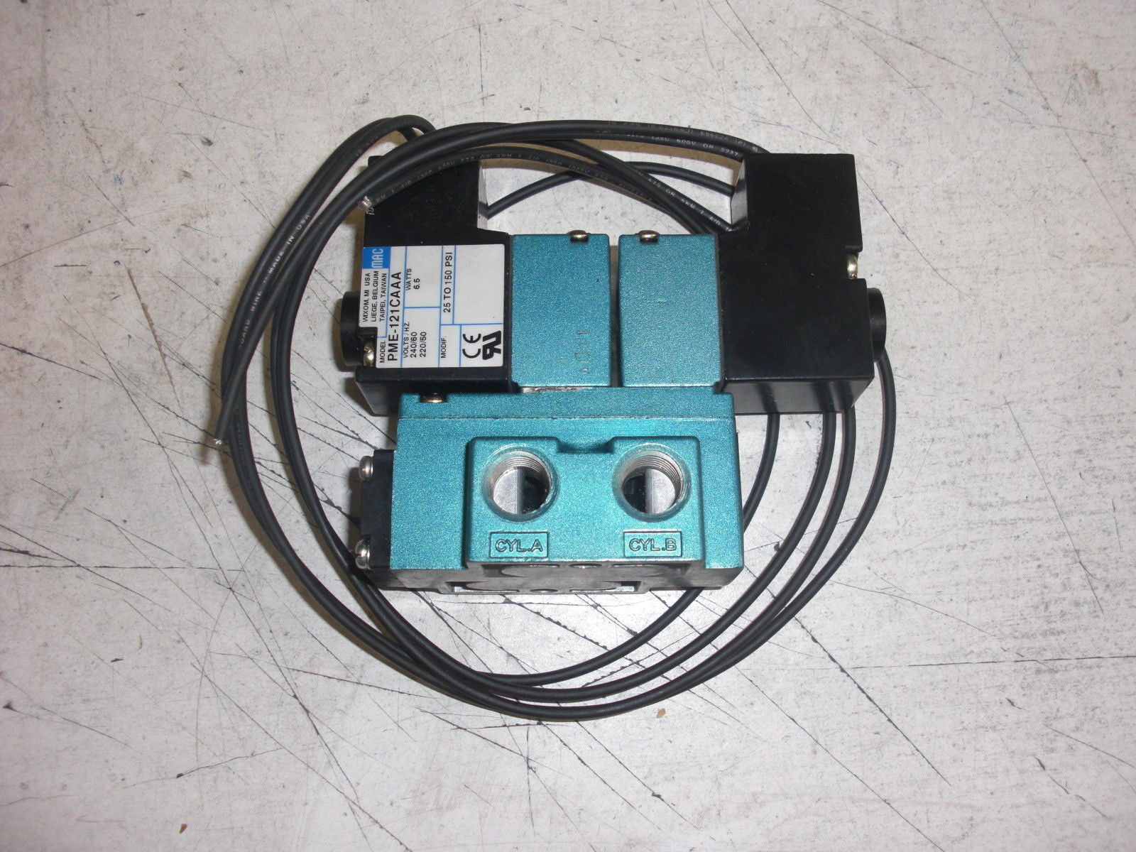 MAC 922B-PM-121CA SOLENOID VALVE *NEW NO BOX*
