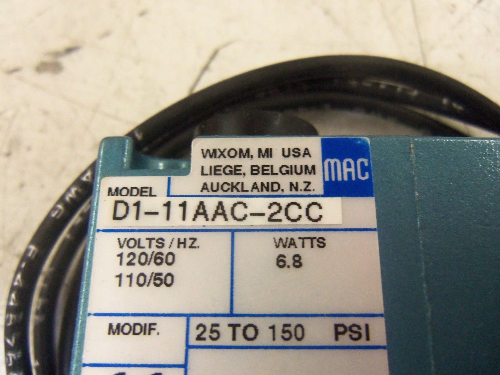 MAC D1-11AAC-2CC *USED*