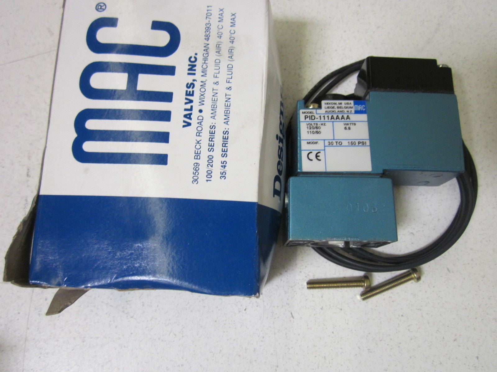 MAC PID-111AA SOLENOID VALVE *NEW IN BOX*