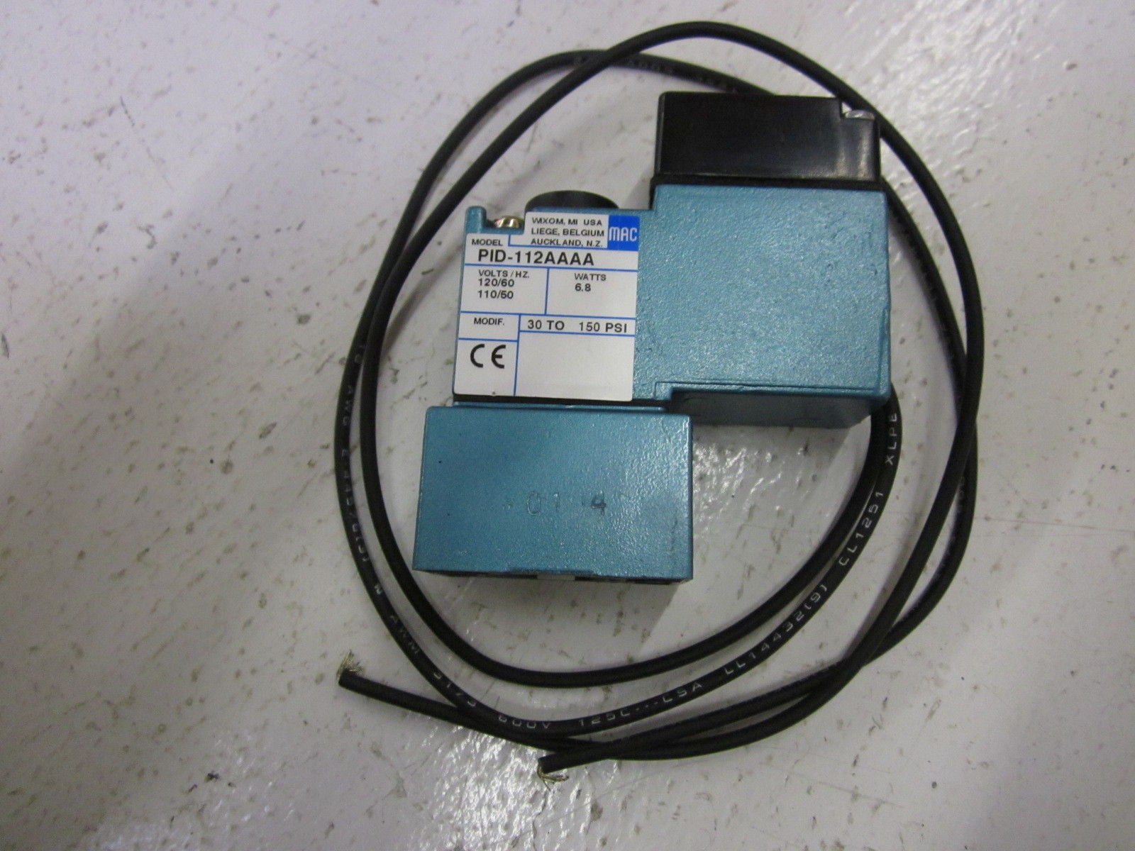 MAC PID-112AA SOLENOID VALVE *NEW IN BOX*