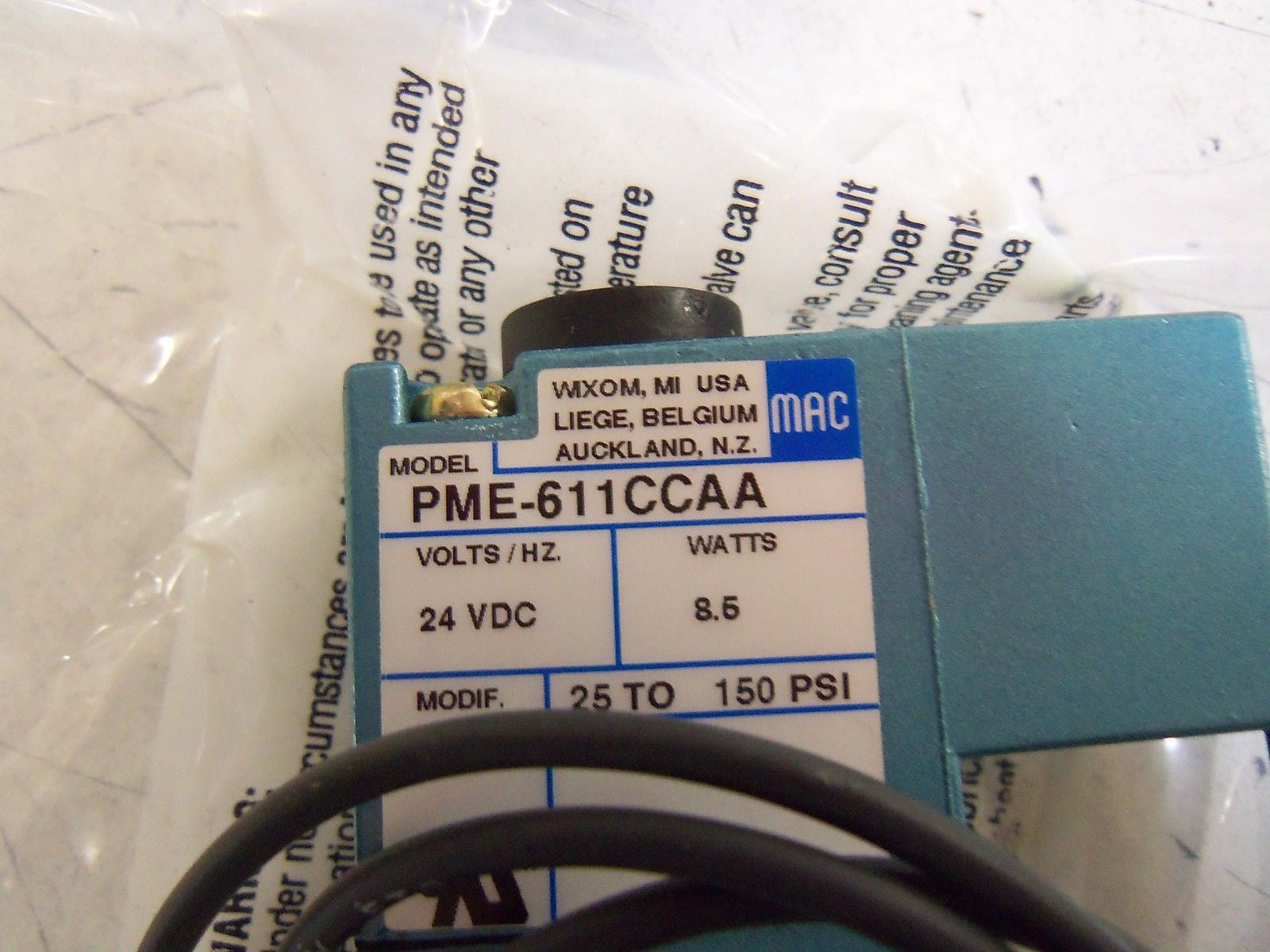 MAC PME-611CCAA VALVE *NEW IN BOX*