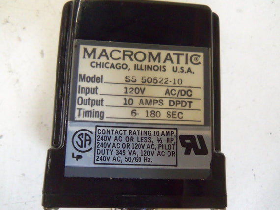 MACROMATIC SS50522-10 *USED*