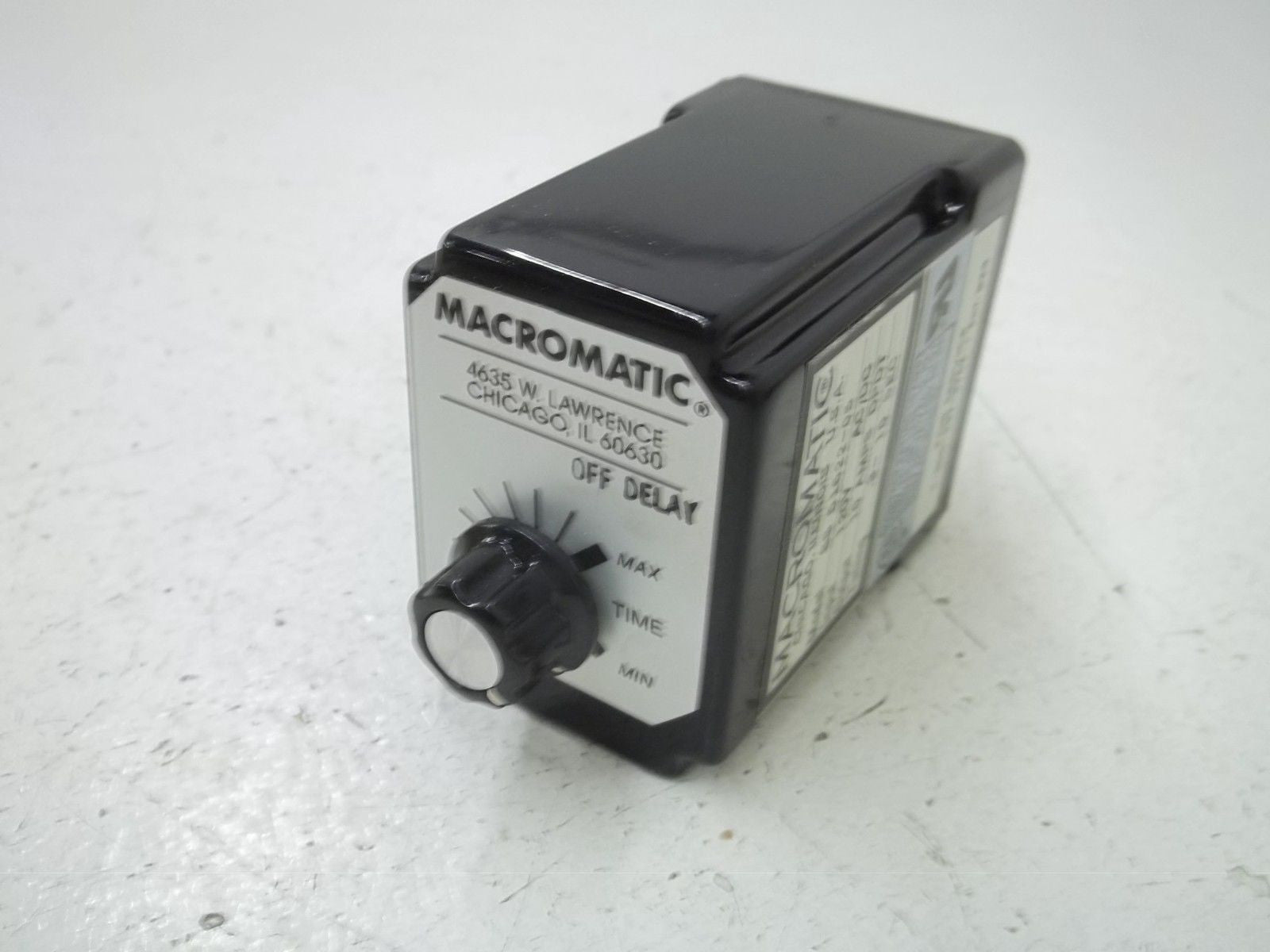 MACROMATIC SS51622-05 SOLID SATE TIME DELAY  RELAY 120V *NEW IN BOX*