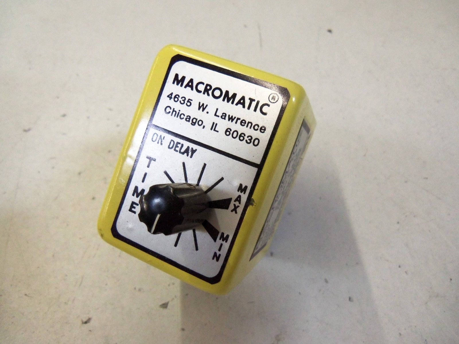 MACROMATIC SS 762-C-347 SOLID STATE TIME DELAY RELAY *NEW IN BOX*