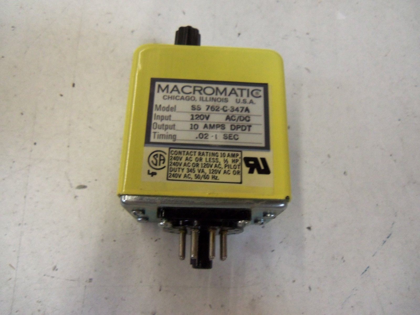 MACROMATIC SS 762-C-347A *NEW IN BOX*