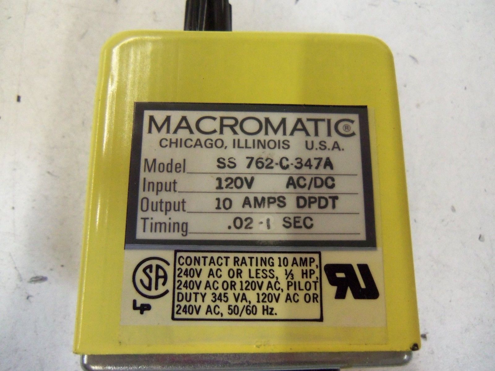 MACROMATIC SS 762-C-347A *NEW IN BOX*