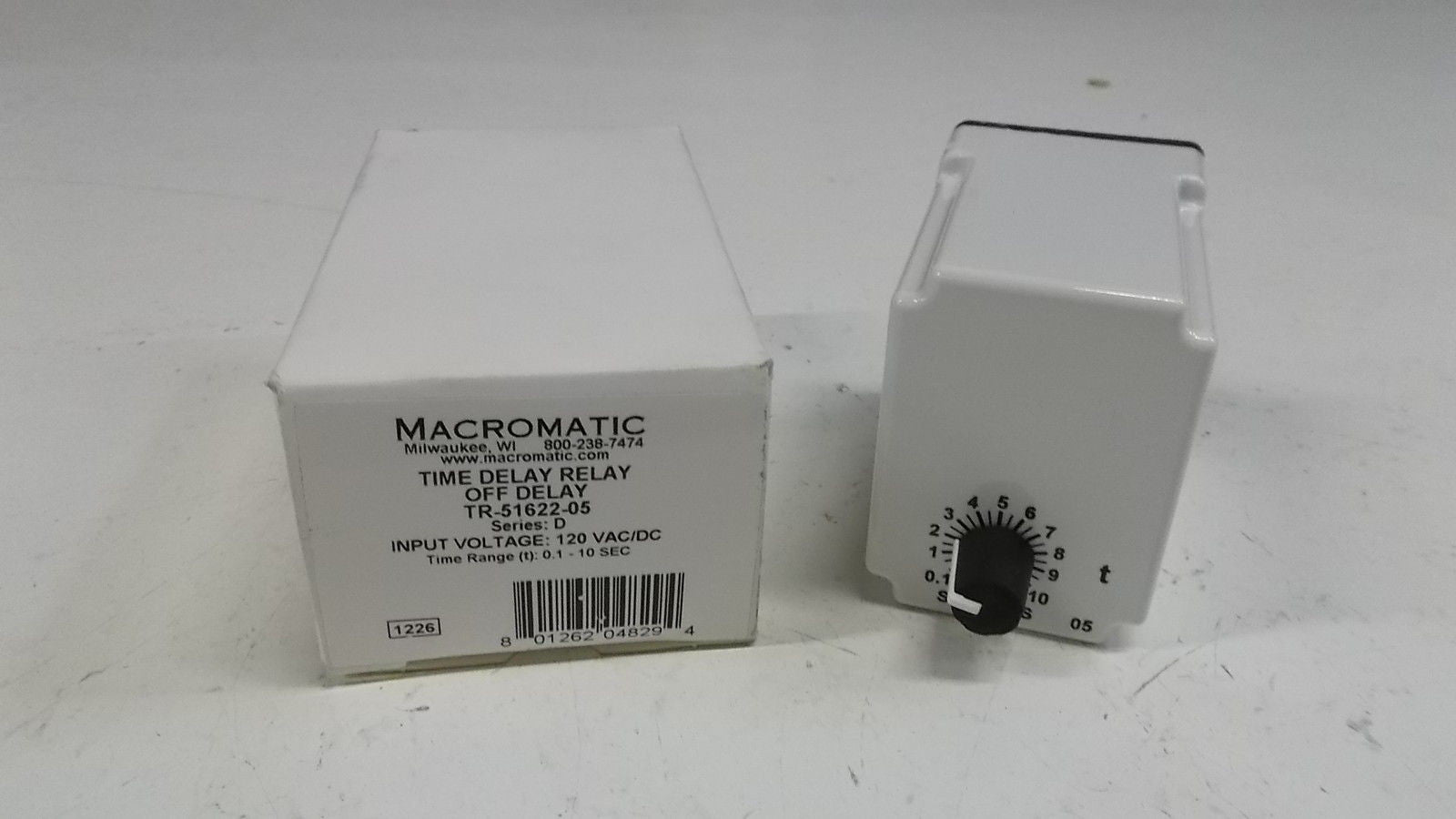 MACROMATICS TIME DELAY RELAY TR-51622-05 *NEW IN BOX*