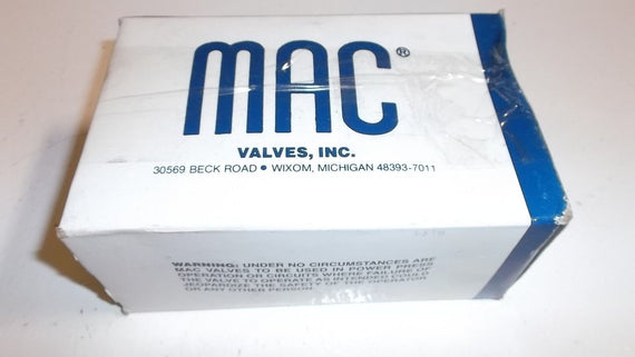 MAC SOLENOID VALVE 6213C-00-DM-614DA *NEW IN BOX*