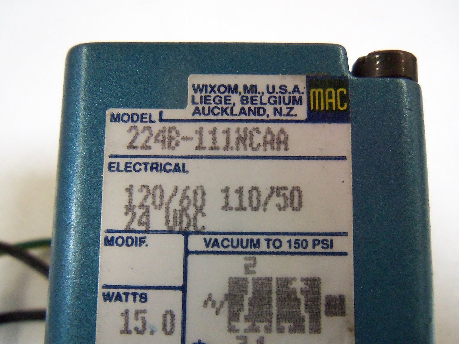 MAC VALVE 224B-111NCAA *USED*