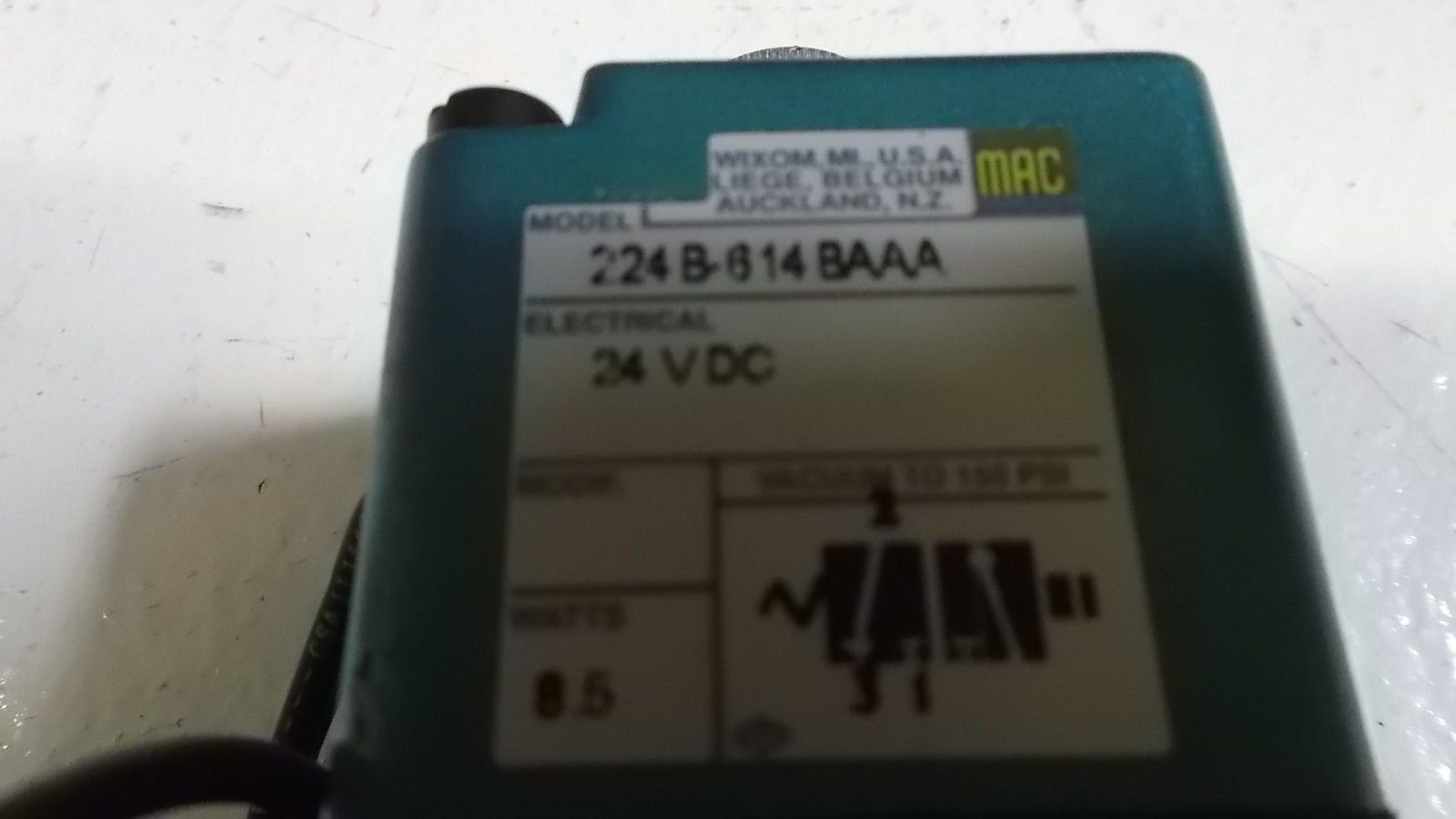 MAC VALVE 224B-614BAAA *USED*
