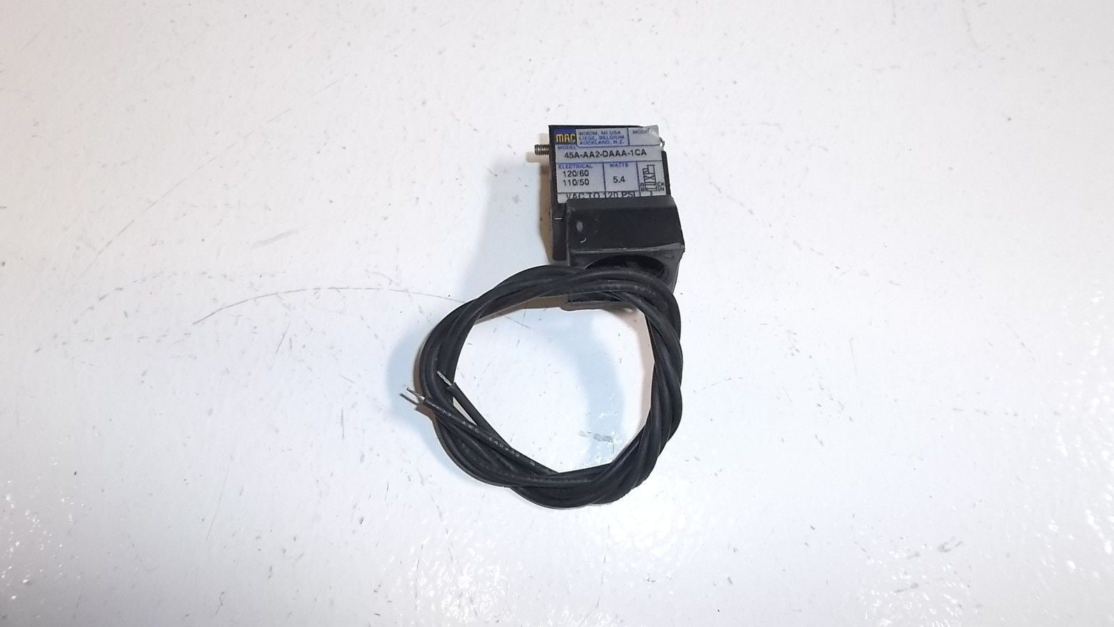 MAC 45A-AA2-DAAA-1CA SOLENOID VALVE *USED*