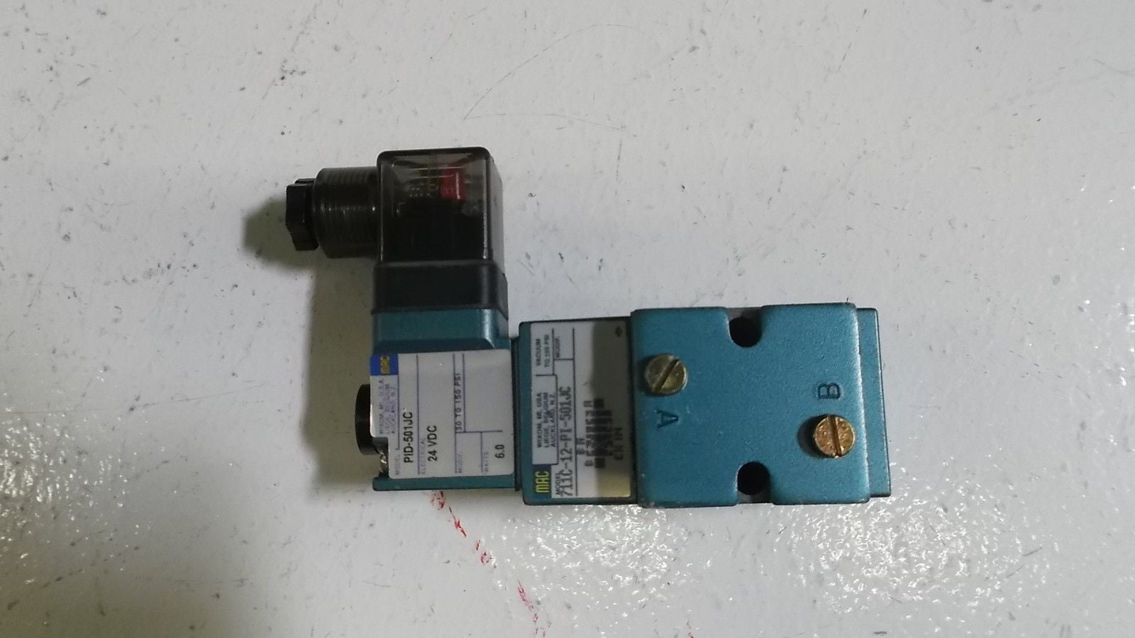 MAC VALVE 711C-12-501JC *USED*