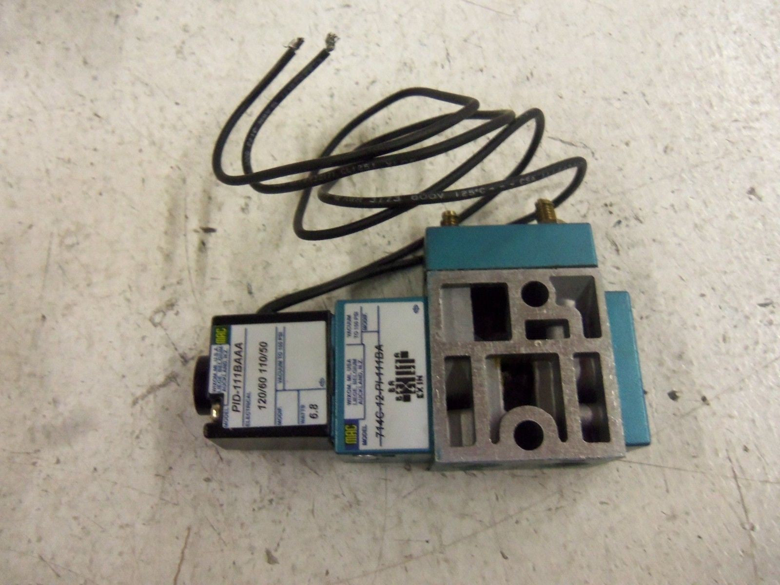 MAC VALVE 714C-12-PI-111BA *USED*