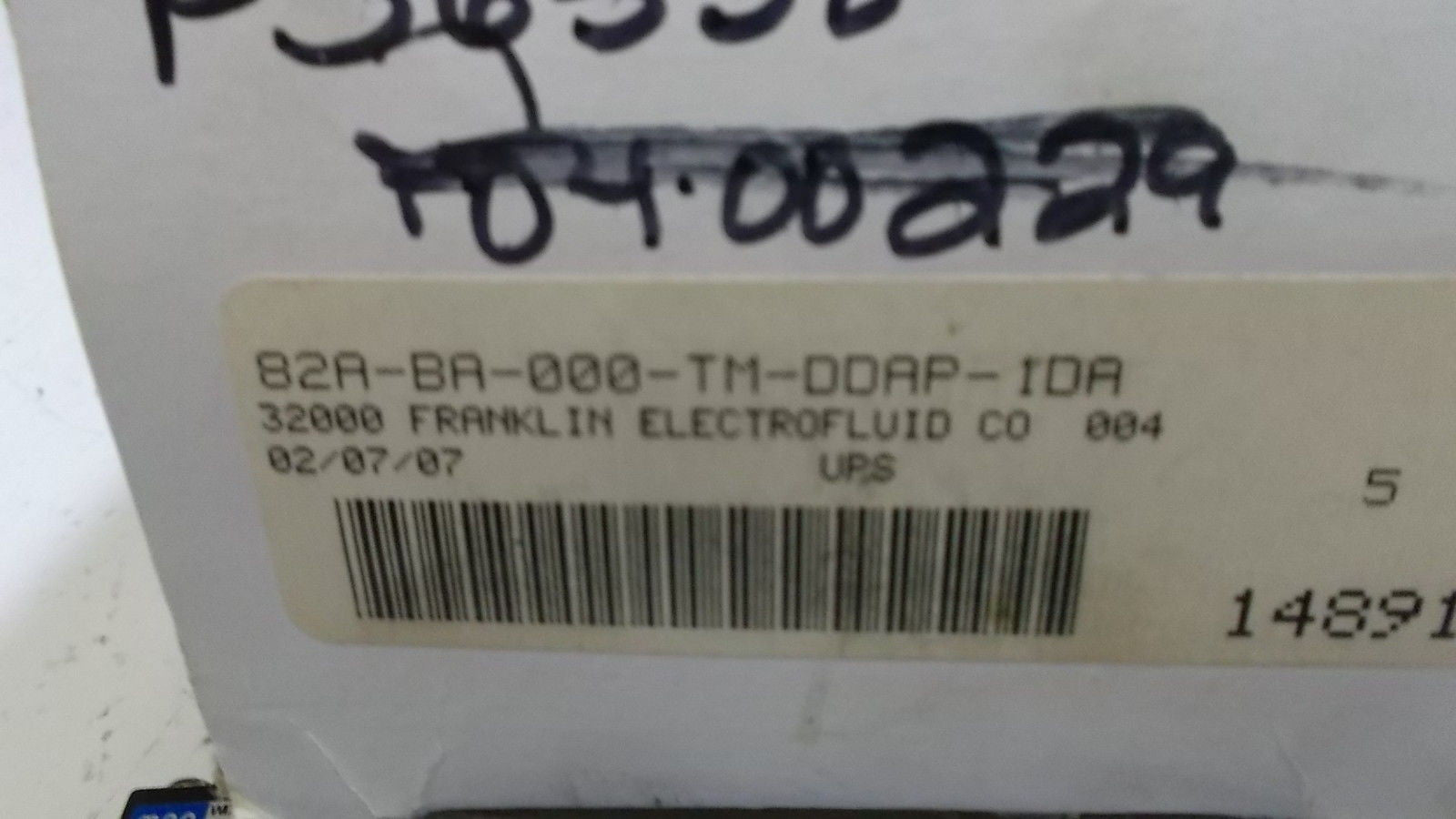 MAC VALVE  82A-BA-00-TM-DDAP-1DA *USED*